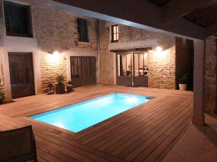 Aménagement de piscine coque Starlite à La Baule - Rêve de Piscine & Spa à Nantes Carquefou La Baule Loire Atlantique (44)