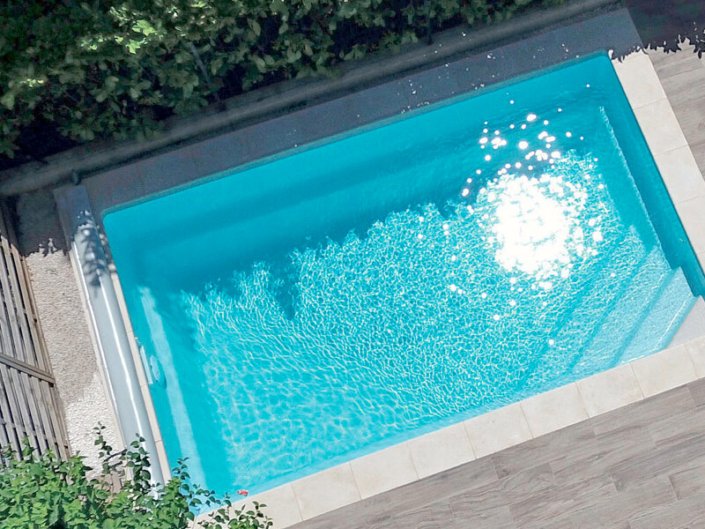Piscine coque enterrée Alliance Piscines à Thouaré sur Loire - Rêve de Piscine & Spa à Nantes Carquefou La Baule Loire Atlantique (44)