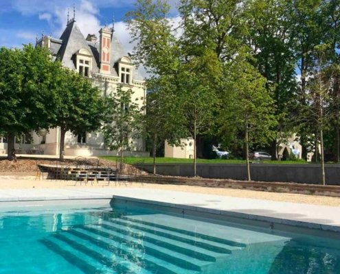 Espace Spa Sauna Hammam Jacuzzi au Château de Maubreuil - Rêve de Piscine & Spa Nantes Carquefou La Baule (44)