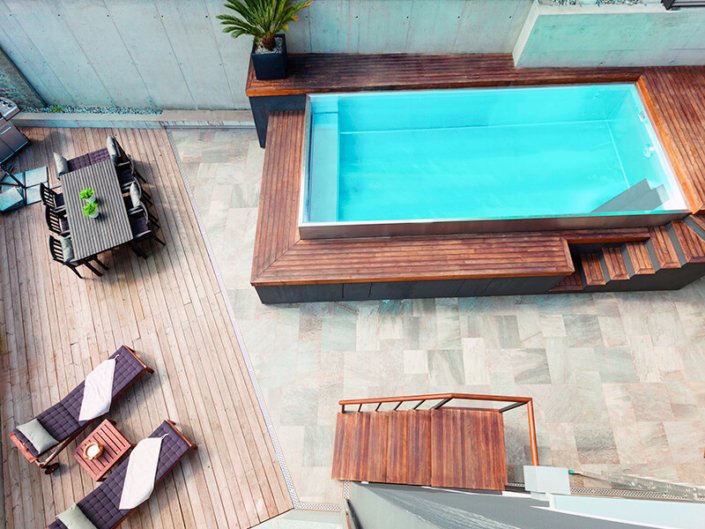 Piscine en métal Le Bassin Français à Nantes - Rêve de Piscine & Spa à Nantes Carquefou La Baule Loire Atlantique (44)