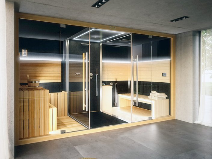 Sauna Hammam Jacuzzi Sasha à La Baule - Rêve de Piscine & Spa à Nantes Carquefou La Baule Loire Atlantique (44)