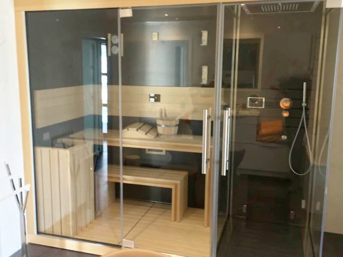Sauna Jacuzzi Sasha Mi à Vertou - Rêve de Piscine & Spa à Nantes Carquefou La Baule Loire Atlantique (44)